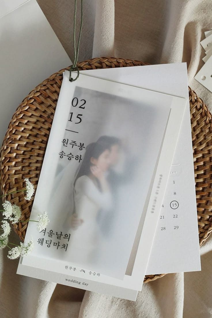 메이청첩장 (청첩장)